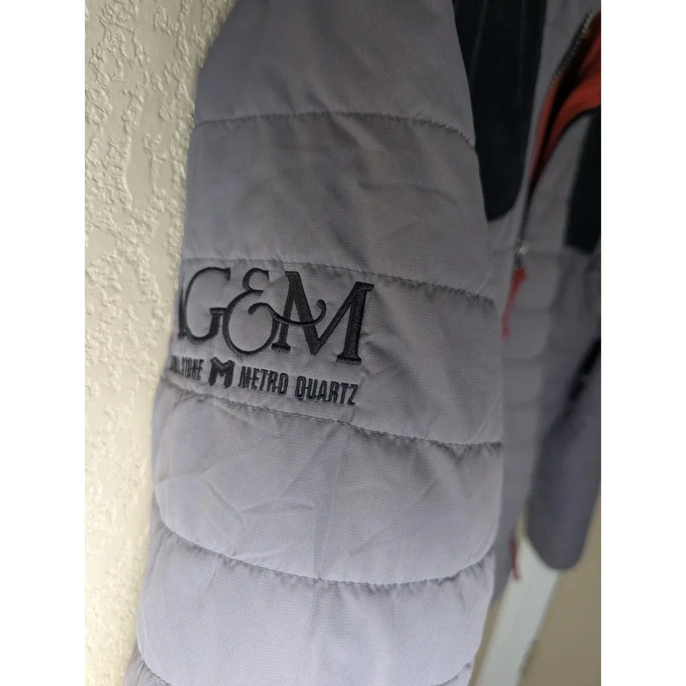 HOWLER BROTHERS MERLIN Puffer Company Embrod Jacket XL Grey Primaloft Insulated